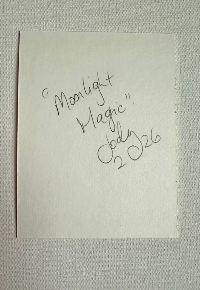 Moonlight Magic. Original mini painting