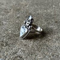 Image 5 of White Buffalo Skull Ring