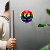 Image 2 of Pride Rebel Loon Magnet