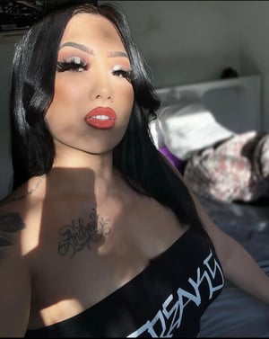 Image of Black Placaso Tube Top ✨