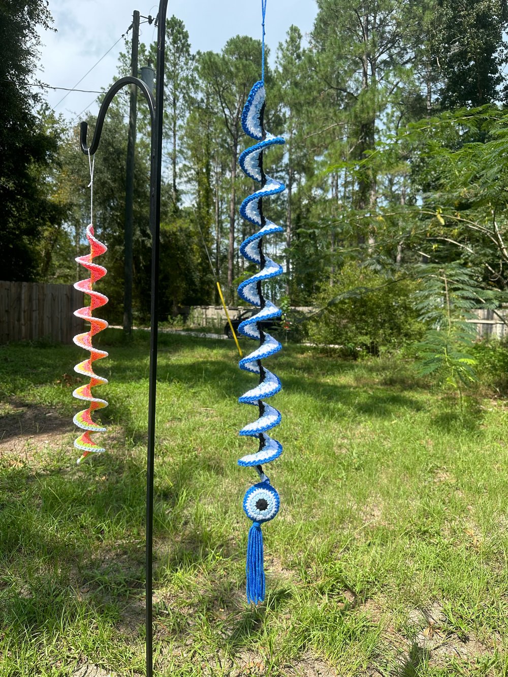 Image of Evil Eye Wind Spinner