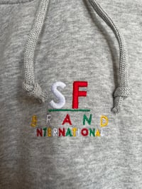 Image 2 of Sports grey international hoody.