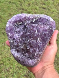 Image 6 of Amethyst With Calcite & Polished Edges | Brazil #2185