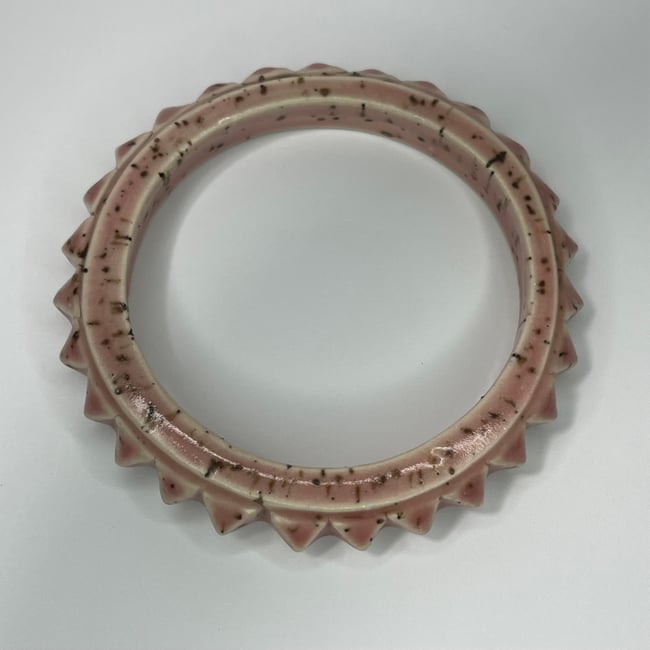 Chocolate Strawberry Studded Bracelet - 8 in Inner Diameter