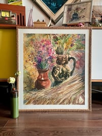 Image 1 of Large Watercolour Still Life on Paper