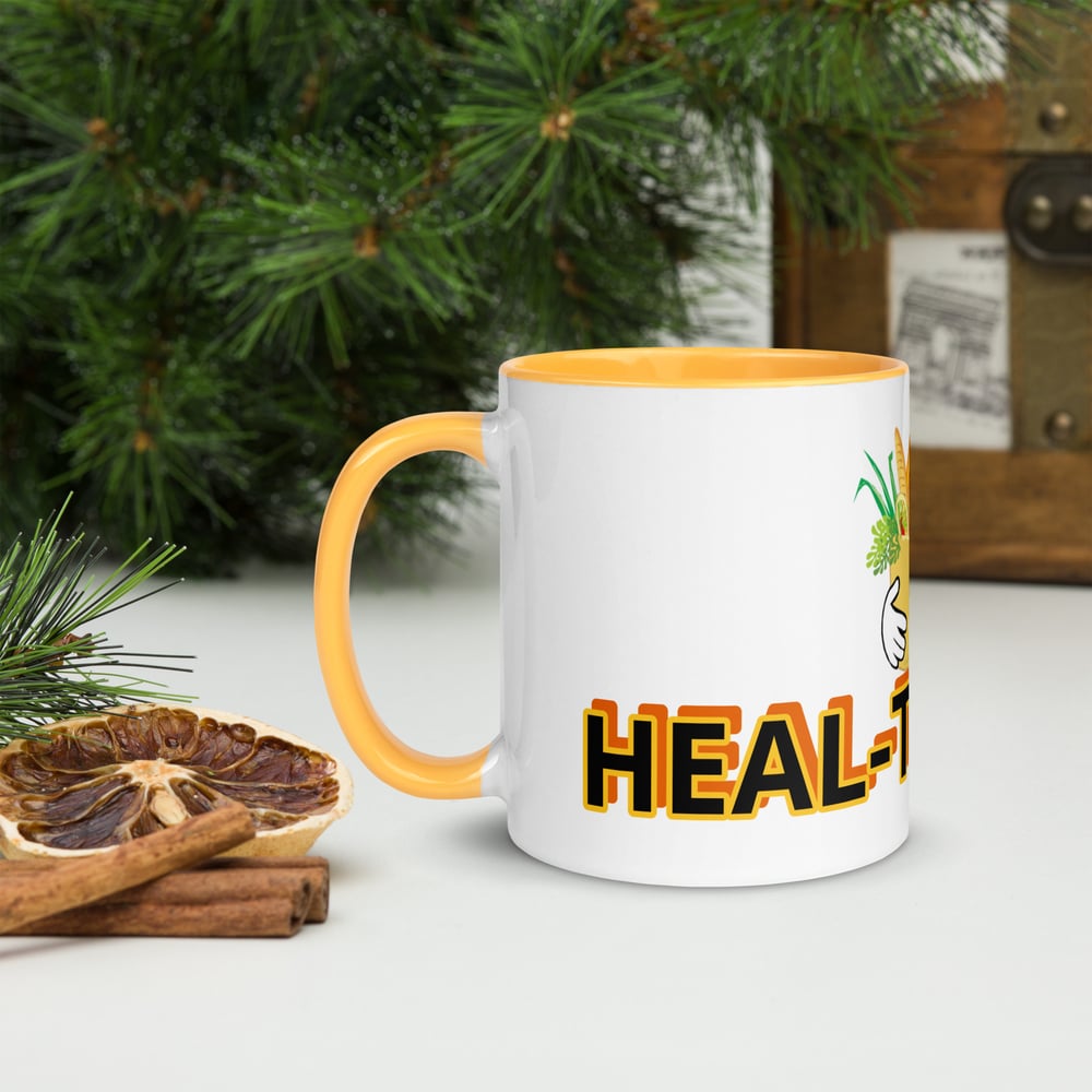 Image of HEAL-THy SELF Mug with Color Inside
