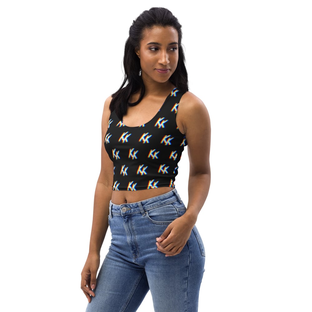 Image of Women's Glitch Crop Top