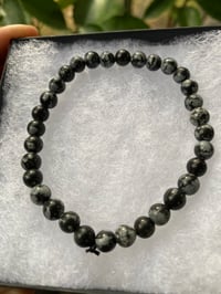 Image 3 of Snowflake obsidian 6mm