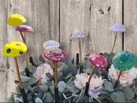 Image 3 of Garden Mushroom Stake (glow-in-the-dark)