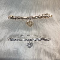 Image 1 of Heart Anklets