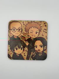 Image 4 of 🎸 Set de 4 Dessous de Verre – “Univers de Nana” 🖤🌹