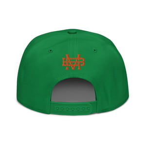 Image of MB Stacked Logo Brothers Green Snapback Hat