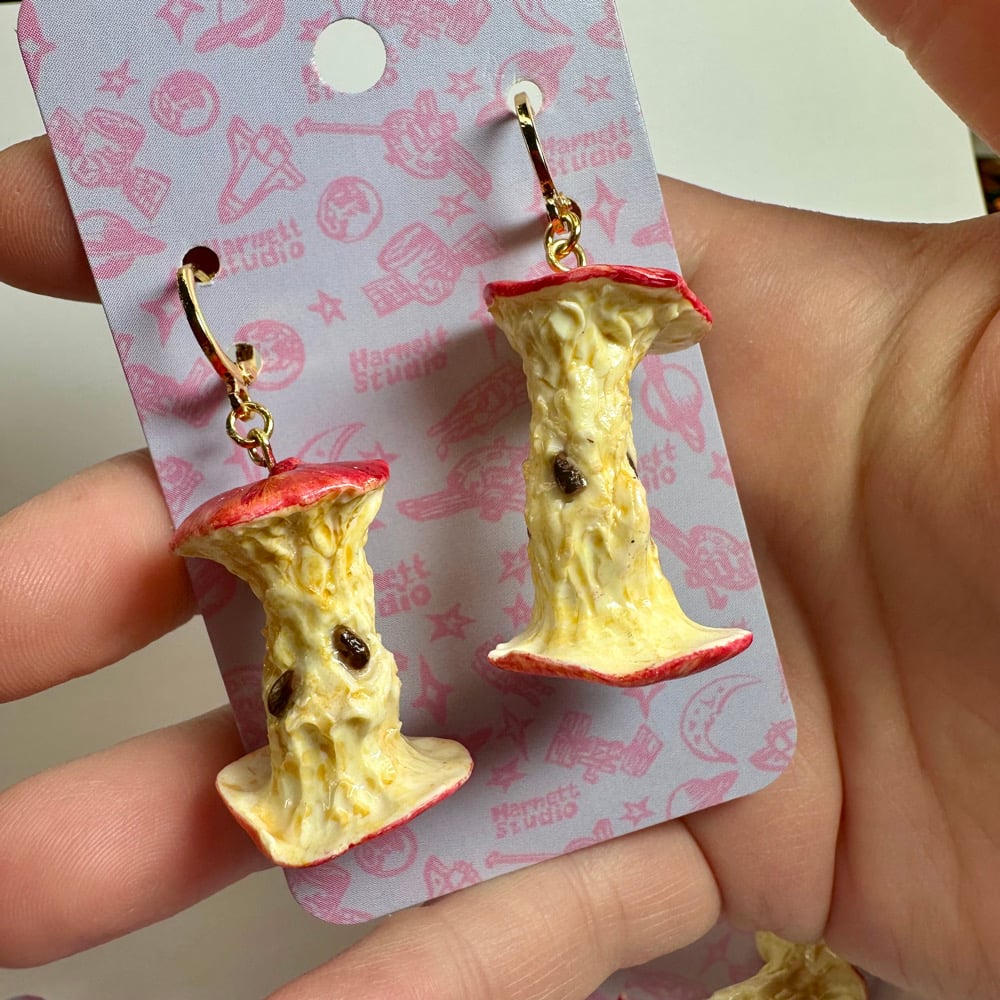 Image of Apple Core Earrings 