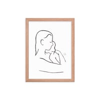 Image 1 of A Mother & Child Framed poster