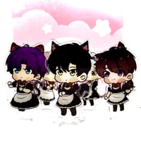 Image 5 of Cat maid wiggly standees 