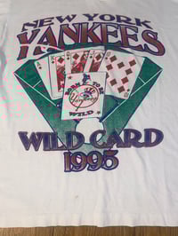 Image 2 of 1995 Yankees Wild Card Tee (XL)