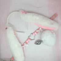 White Floppy Ear Bunny Set 🐾