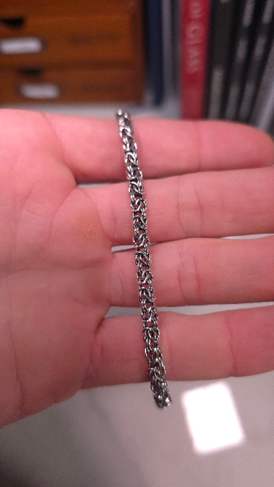 Image of Byzantine link chain bracelet 