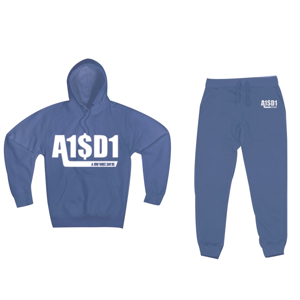 Image of A1$D1 JOGGERS ONLY (ROYAL BLUE X WHITE)