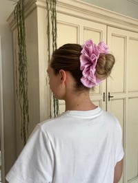 Image 2 of Pink Gingham & White Trim Fruffle