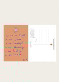 Image 3 of I AM A LIGHT | postcard set
