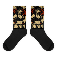 Unnerving Brain Logo Socks