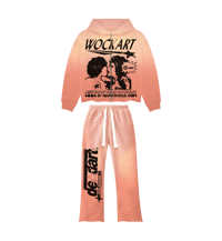 Image 1 of MAUVE SUN-DRIED ART FEIN SWEATSUIT