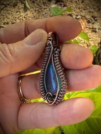 Image 3 of Aurora Opal Wrapped in Copper