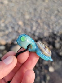 Image 3 of Aquamania Brown Sea Turtle Pendant