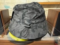 Image 2 of RHAPSODY RECS BUCKET HAT ORANGE ON MIDNIGHT CAMO 