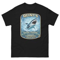 Image 3 of Quint’s Shark Fishing Charters Great White Bigger Boat T-Shirt