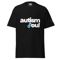 Image 2 of Unisex classic tee Autism Facts for the person behind you black, navy, red, blue, grey 
