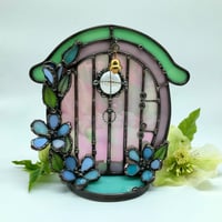 Image 3 of Floral Fairy Door Candle Holder 