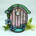 Floral Fairy Door Candle Holder 