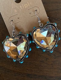 Image 3 of Heart Earrings