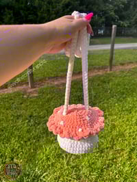 Image 2 of Peach Mushroom Bag (READY TO SHIP)