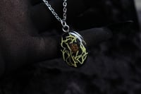 Image 3 of Dead Good oval ladybird and lichen pendant