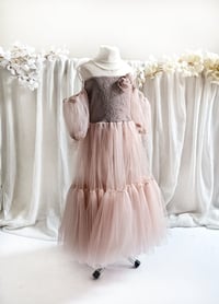 Image 1 of Tulle proncess dress for photoshoots | Elvina | size 110 | powder pink | photo props