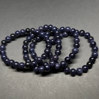 Image 2 of Blue Sandstone (Man-Made) Bracelet 