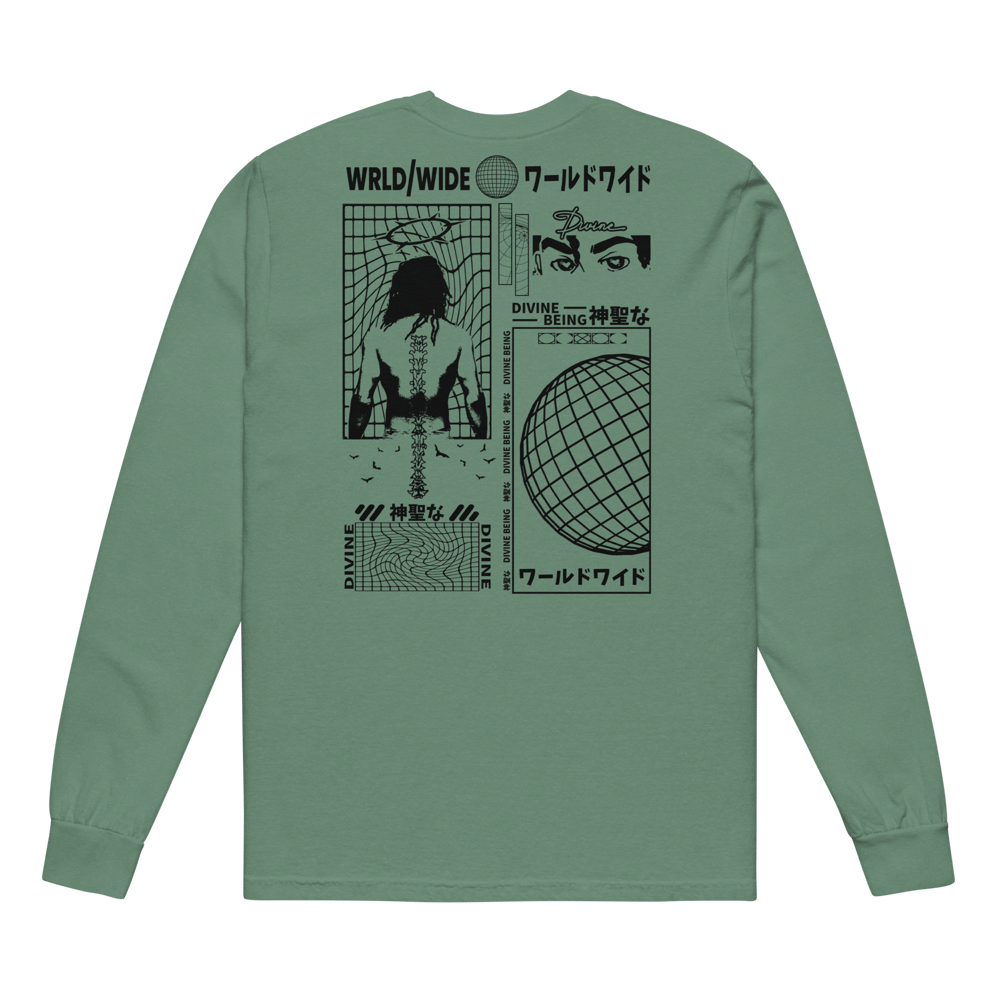 WORLDWIDE DIVINE Longsleeve (Black Print)