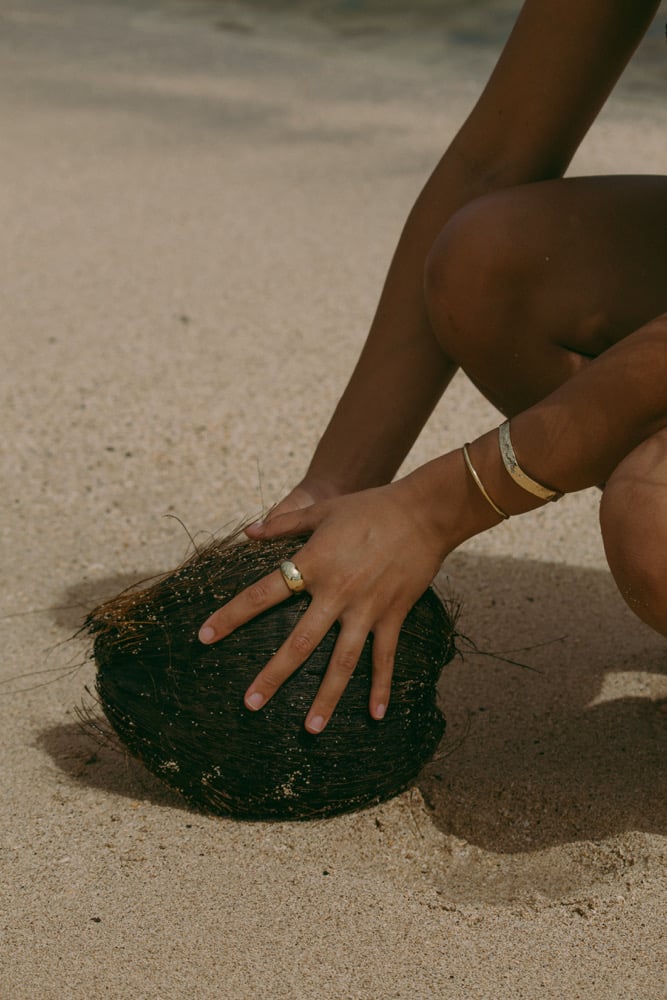 Image of Gold wrist cuffs