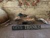 PRE ORDER - Crow cart with Give Thanks shelf sitter