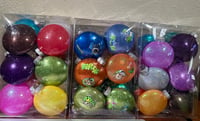 Christmas Glitter Ornaments 