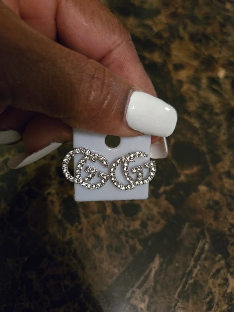 Image of GG Earrings (Regular Silver)