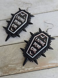 Image 2 of Coffin Dead Girl earrings