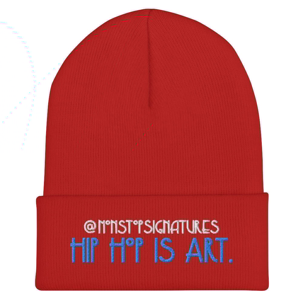 “Hip Hop is Art.” Nonstop Signatures Exclusive Beanie
