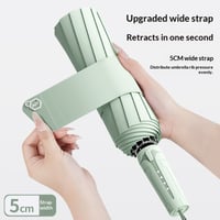 Image 2 of Automatic Umbrella, Windproof and Rainstorm-Resistant, Foldable Umbrella for Sunny and Rainy Days, S