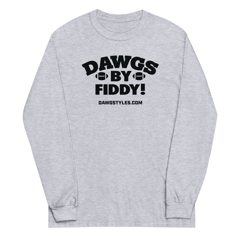 DAWGS BY FIDDY! Red Log Sleeve Tee