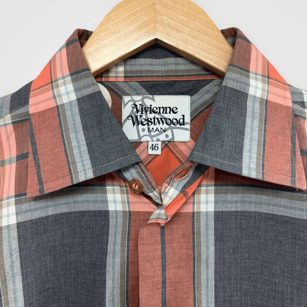 Image of Vivienne Westwood Plaid Button Up