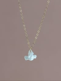 Image 2 of Collier colombe blanche